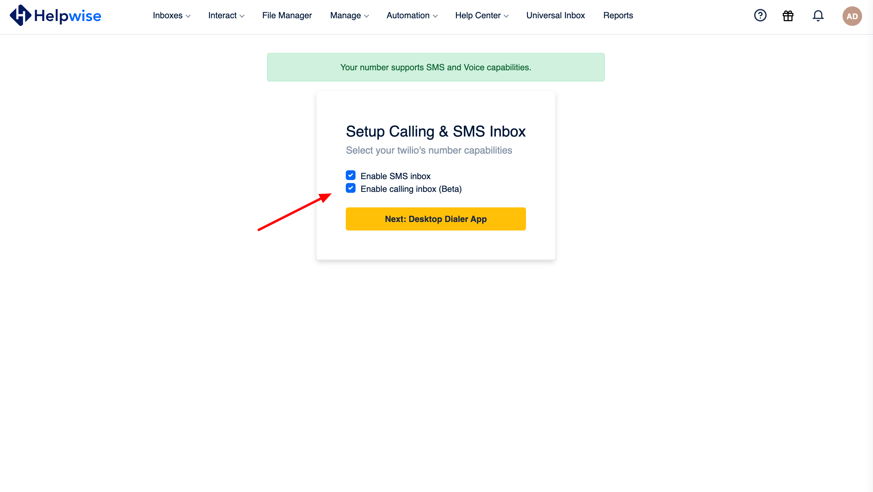 Helpwise Phone Inbox: Seamless Voice-Calling Feature